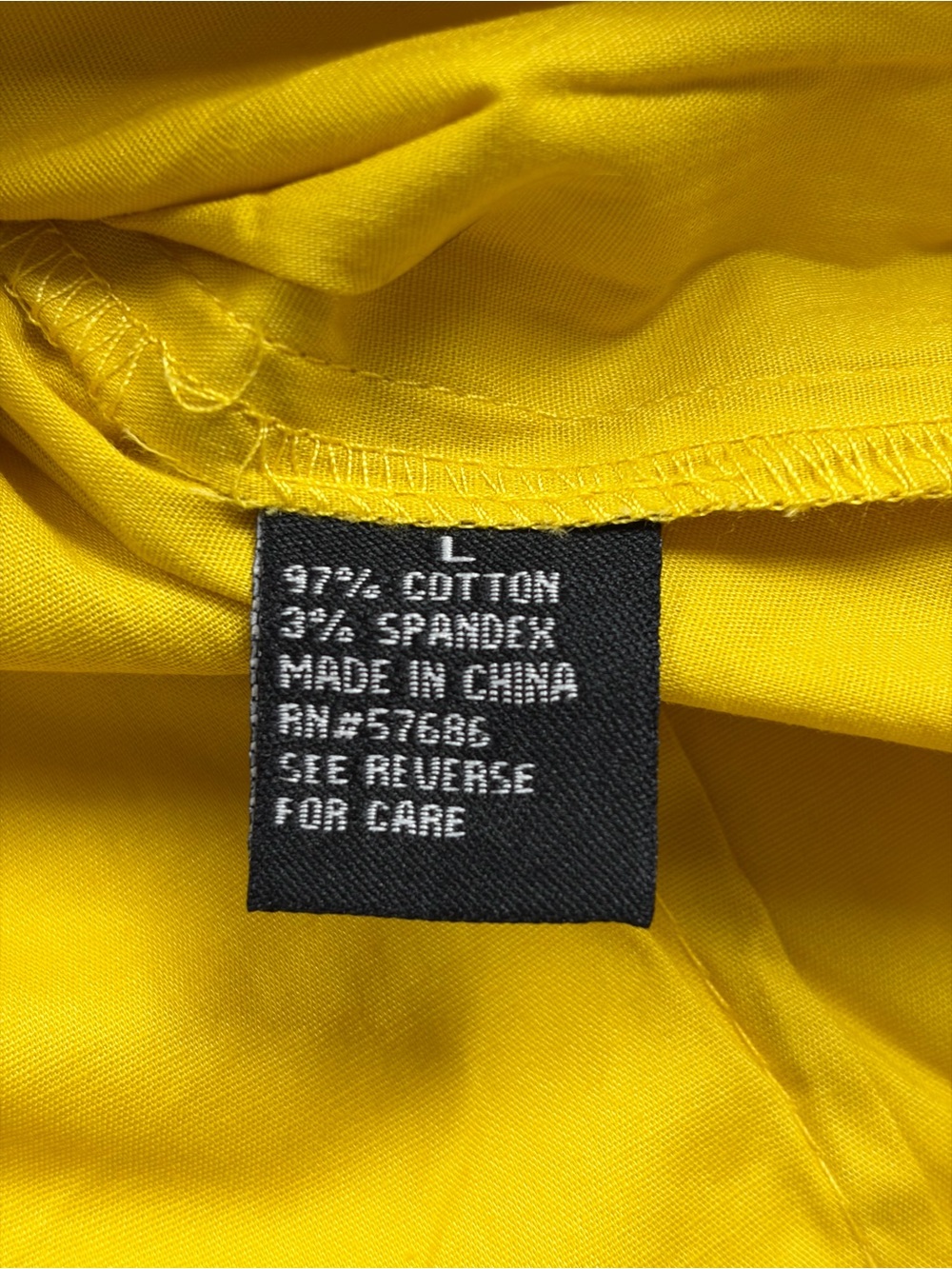 paper tee Yellow Ruffle Button-Front Blouse - Picture 4 of 6
